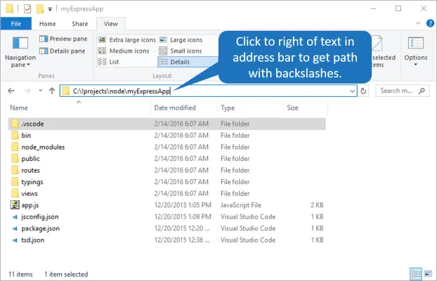 Windows Explorer - click to right